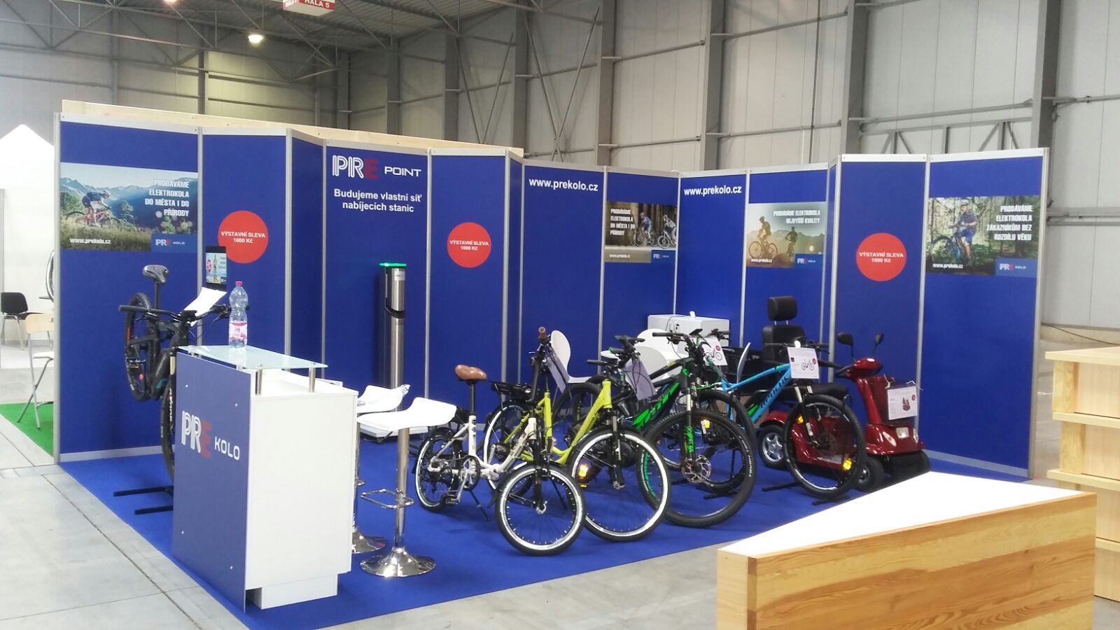 Stánek na veletrhu For Bikes 2016